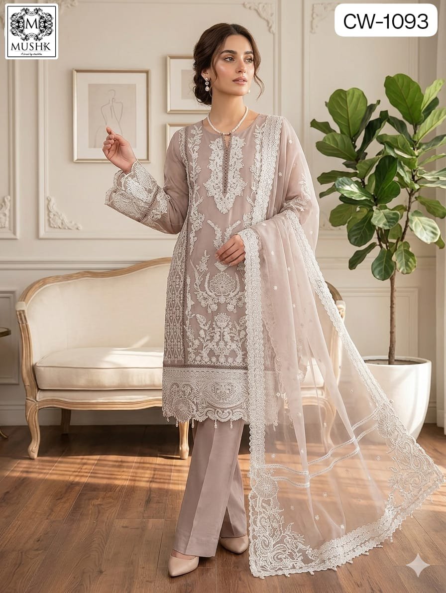 MUSHK BY SHRADDHA DESIGNER CW-1093 READYMADE PAKISTANI COLLECTIONS 1 MUSHK BY SHRADDHA DESIGNER CW-1093 READYMADE PAKISTANI COLLECTIONS