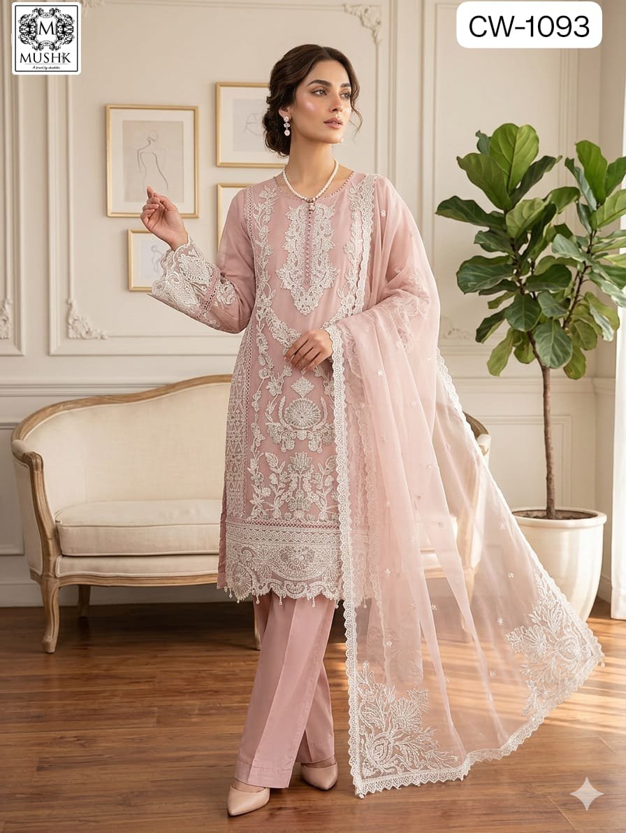 MUSHK BY SHRADDHA DESIGNER CW-1093 READYMADE PAKISTANI SUITS 1 MUSHK BY SHRADDHA DESIGNER CW-1093 READYMADE PAKISTANI SUITS