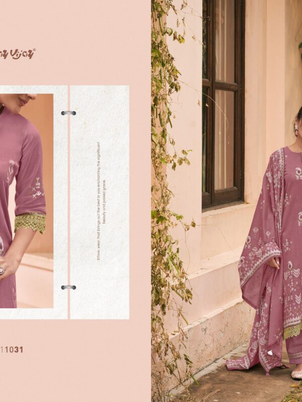 JAY VIJAY PRINTS
JHOOM 11031 TO 11036 SERIES PURE ORGANDY HAND BLOCK PRINT SUMMER COLLECTION - 11031