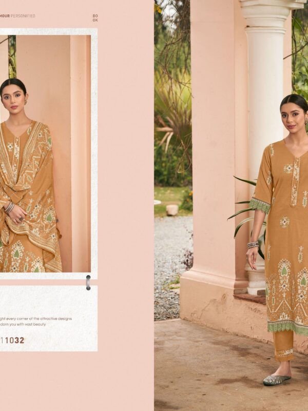 JAY VIJAY PRINTS
JHOOM 11031 TO 11036 SERIES PURE ORGANDY HAND BLOCK PRINT SUMMER COLLECTION - 11032