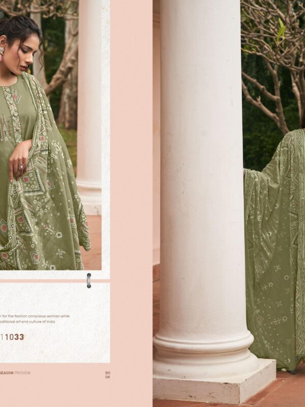 JAY VIJAY PRINTS
JHOOM 11031 TO 11036 SERIES PURE ORGANDY HAND BLOCK PRINT SUMMER COLLECTION - 11033