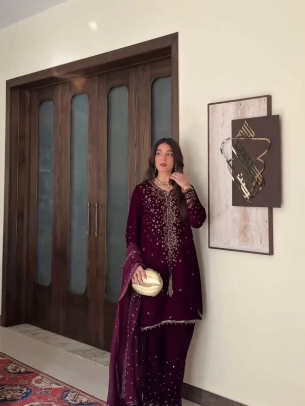 ROMAN GLASS READYMADE SALWAR SUITS FOR PARTYWEAR OCCASSION ONLINE 2026 - XS